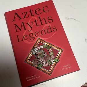 Red Aztec Myths & Legends God‘s Hero’s Warriors Deluxe Hardcover